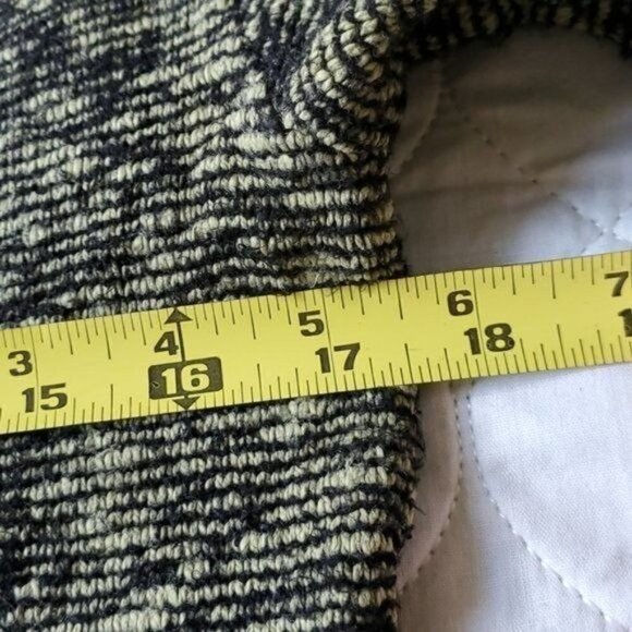 Blue Canoe Organic Green & Black Tweed Scoop Neck Sz S Sweater - Picture 6 of 7